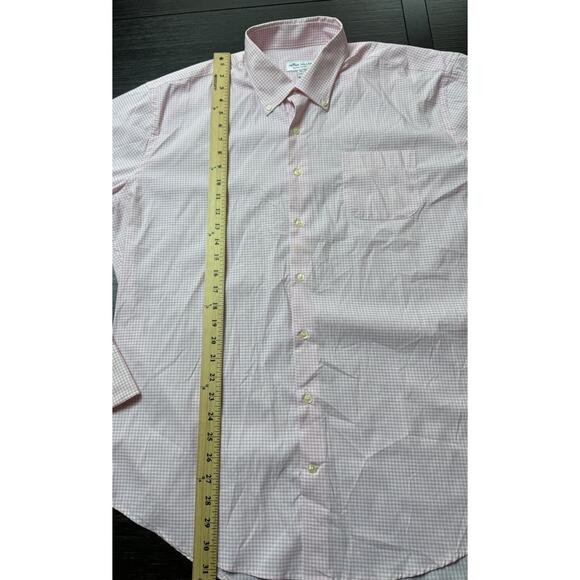 Peter Millar Men’s Size XL Summer Comfort Long Sleeve Button Up Pink Striped - Picture 3 of 5